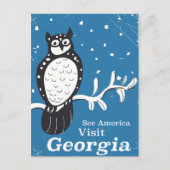 Bezoek Georgia USA  poster Briefkaart (Voorkant)