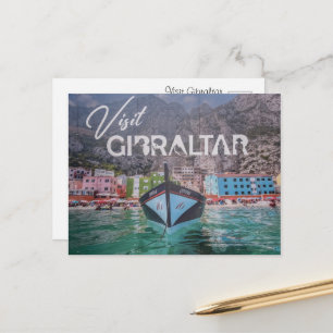 Bezoek Gibraltar, Reis Fotografie Briefkaart