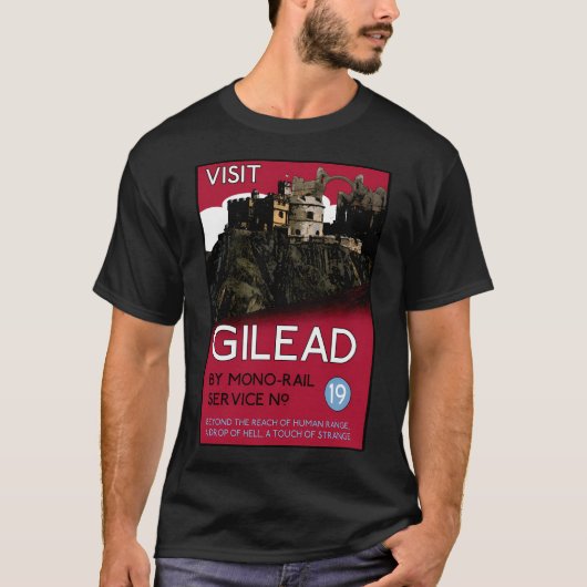 Bezoek Gilead (The Dark Tower) T-shirt (Voorkant)