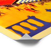 Bezoek Griekenland, Vintage van Athene Poster (Hoek)