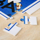 Bezoek Havana, Cuba, Vintage Reisposter Maracas Legpuzzel (Zijkant)