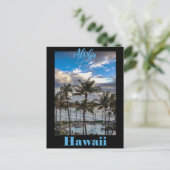 Bezoek Hawaii - Vintage-reis Briefkaart (Staand voorkant)