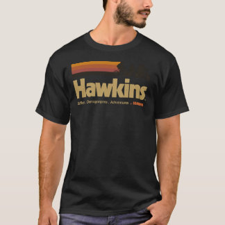 Bezoek Hawkins Indiana 80&x27;s TV Reeks C T-shirt