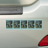 Bezoek het Aquarium - het Poster van WPA - Bumpersticker (Op auto)