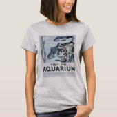 Bezoek het aquarium t-shirt (Voorkant)