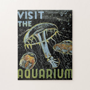 Bezoek het Aquarium - WPA Poster Jellies, Kwallen Legpuzzel