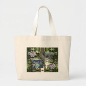 Bezoek het bos. Het is voor rust. Grote Tote Bag (Voorkant)