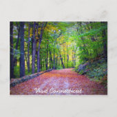 Bezoek het Briefkaart Connecticut (Voorkant)