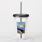 Bezoek het fort El Morro, Puerto Rico, het oude Sa Acryl Drinkbeker (Voorkant)