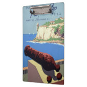 Bezoek het fort El Morro, Puerto Rico, het oude Sa Klembord (Links)