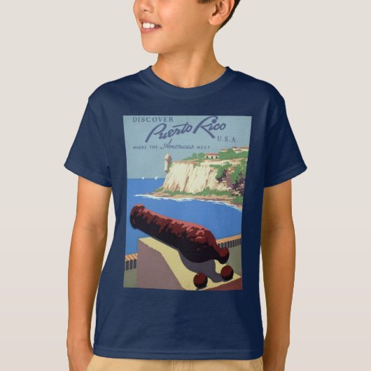 Bezoek het fort El Morro, Puerto Rico, het oude Sa T-shirt (Voorkant)