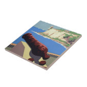 Bezoek het fort El Morro, Puerto Rico, het oude Sa Tegeltje (Zijkant)