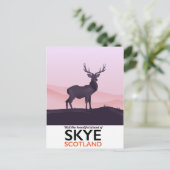 Bezoek het mooie eiland Skye Briefkaart (Staand voorkant)