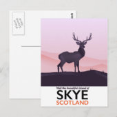 Bezoek het mooie eiland Skye Briefkaart (Voorkant / Achterkant)