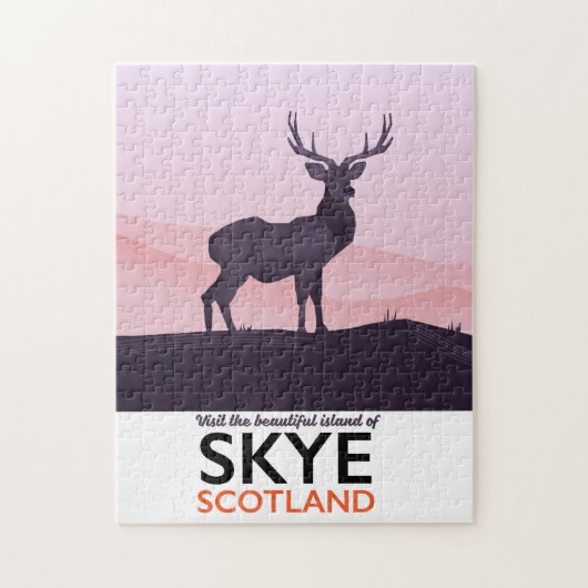 Bezoek het mooie eiland Skye Legpuzzel (Verticaal)