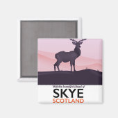 Bezoek het mooie eiland Skye Magneet (Voorkant / Achterkant)