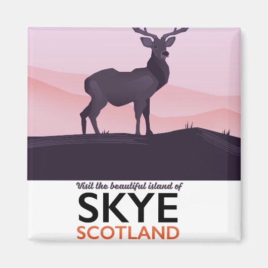 Bezoek het mooie eiland Skye Magneet (Voorkant)