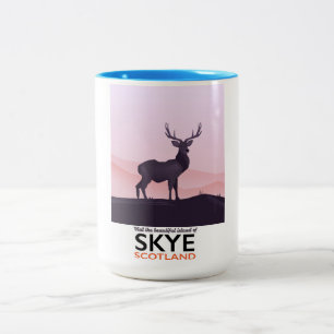 Bezoek het mooie eiland Skye Tweekleurige Koffiemok