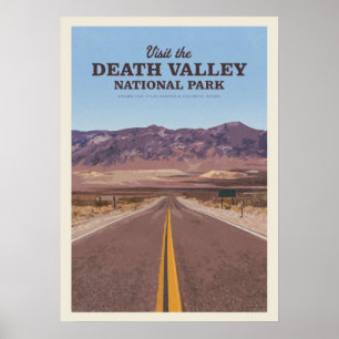 Bezoek het National Park Death Valley Poster