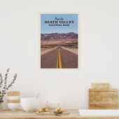 Bezoek het National Park Death Valley Poster (Keuken)