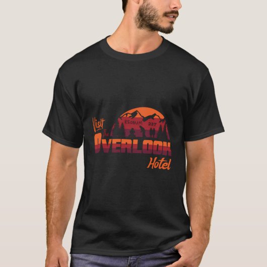 Bezoek het Overlook Hotel - de Vacatie die u verdi T-shirt (Voorkant)