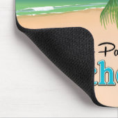 Bezoek het Paradijs! Seychellen reisposter Muismat (Hoek)