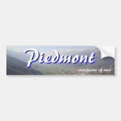 Bezoek het Piemonte-certificaat Bumpersticker (Voorkant)