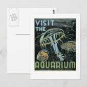 Bezoek het Poster Aquarium - WPA - Briefkaart (Voorkant / Achterkant)