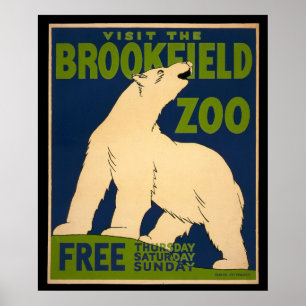 Bezoek het Poster Brookfield Zoo