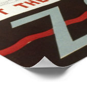  bezoek het poster van de dierentuin met vogelkraa (Hoek)