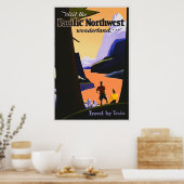 Bezoek het Poster van de Pacific Northwest Wonderl (Keuken)