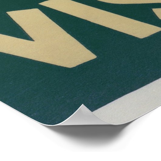 Bezoek het  Poster van WPA van de  van Zoo Elephan (Hoek)