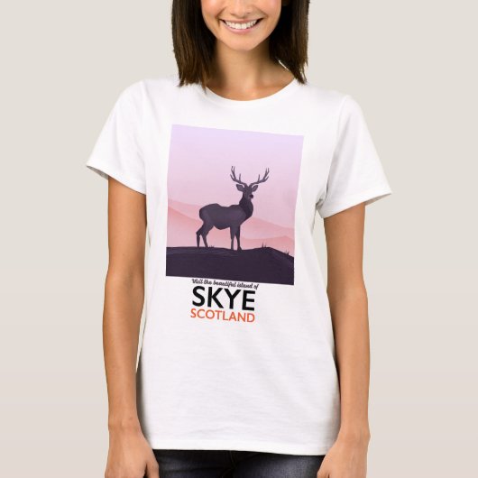 Bezoek het prachtige eiland Skye T-shirt (Voorkant)