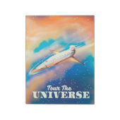 Bezoek het ruimteschip Universe Notitieblok (Linkerzijde)