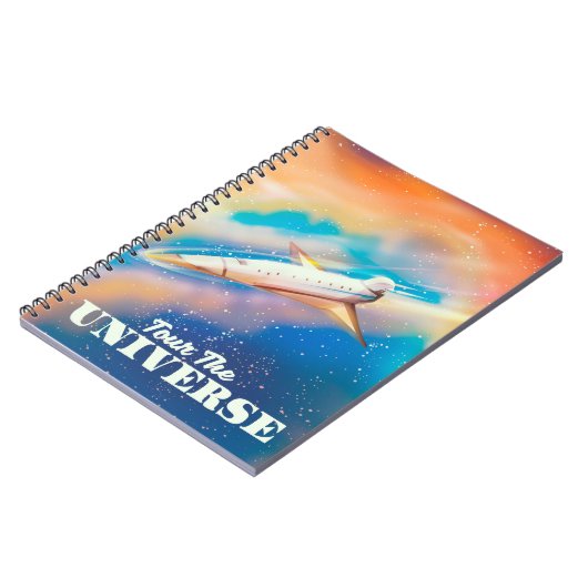 Bezoek het ruimteschip Universe Notitieboek (Linkerzijde)
