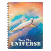Bezoek het ruimteschip Universe Notitieboek (Voorkant)
