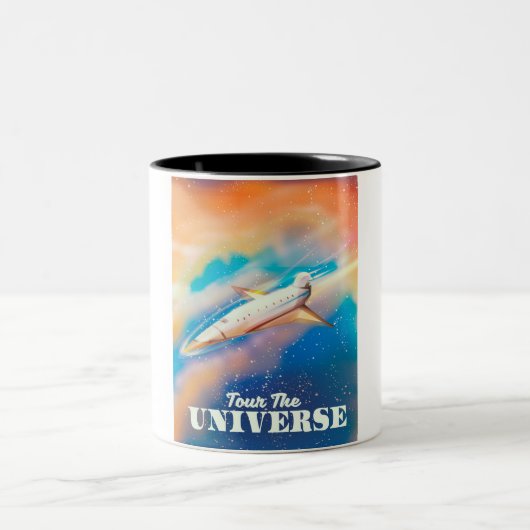 Bezoek het ruimteschip Universe Tweekleurige Koffiemok (Center)