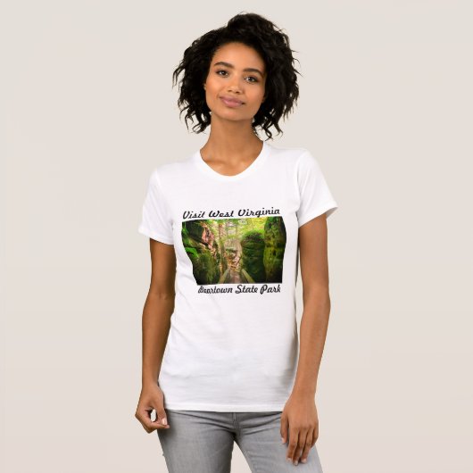 Bezoek het WV-Beartown State Park Tshirt (Voorkant volledig)