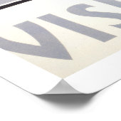 Bezoek het Zoo Penguin 1936 WPA Poster (Hoek)