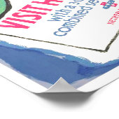 Bezoek Holland vintage-Poster Poster (Hoek)