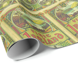 Bezoek Ierse vintage-reis Cadeaupapier