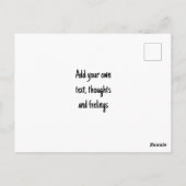 Bezoek in New York City Briefkaart (Achterkant)