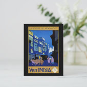 Bezoek India Briefkaart (Staand voorkant)