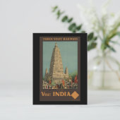 Bezoek India Budh Gaya Briefkaart (Staand voorkant)
