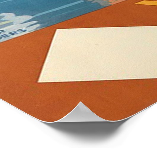  bezoek India Muttra door Roger Broders Travel Poster (Hoek)