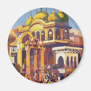 Bezoek India Muttra Magneet