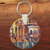 Bezoek India ~ Muttra Sleutelhanger (Voorkant)