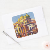 Bezoek India Muttra Vierkante Sticker (Envelop)