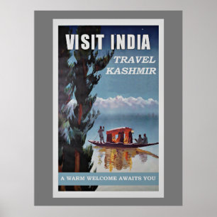 Bezoek India Poster
