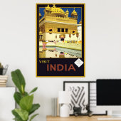 Bezoek India Poster (Thuiskantoor)